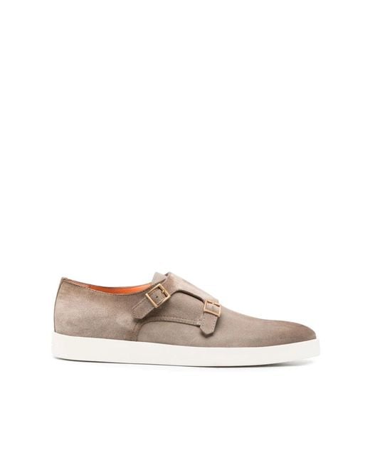Loafers di Santoni in Natural da Uomo
