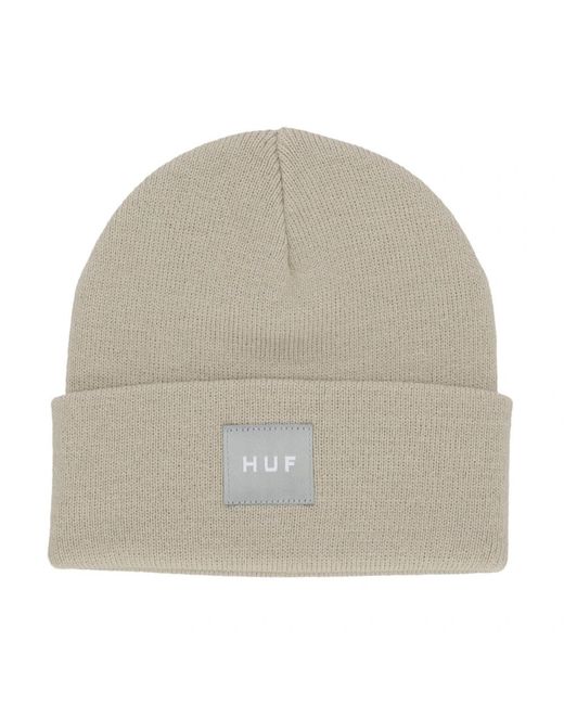Huf Besticktes Beanie-Set in Natural für Herren