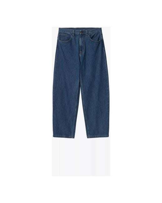 Carhartt Blue Loose Fit Jeans for men