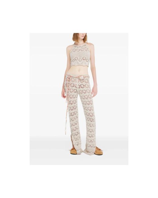 Alanui White Sleeveless Tops