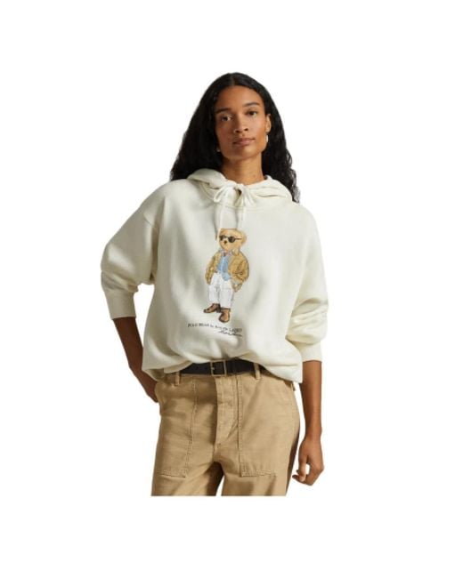 Ralph Lauren White Hoodies
