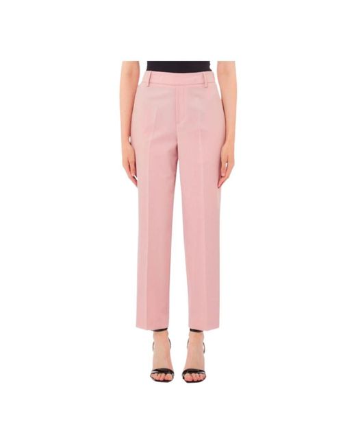 Liu Jo Pink Cropped Trousers