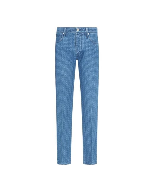 Emporio Armani Blue Slim Fit Jeans for men