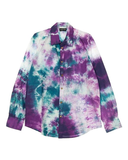 Mauna Kea Purple Casual Shirts for men