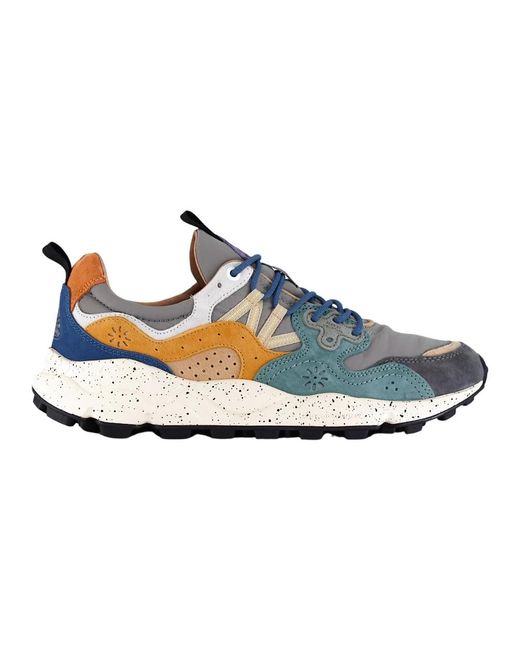 Flower Mountain Blue Sneakers for men