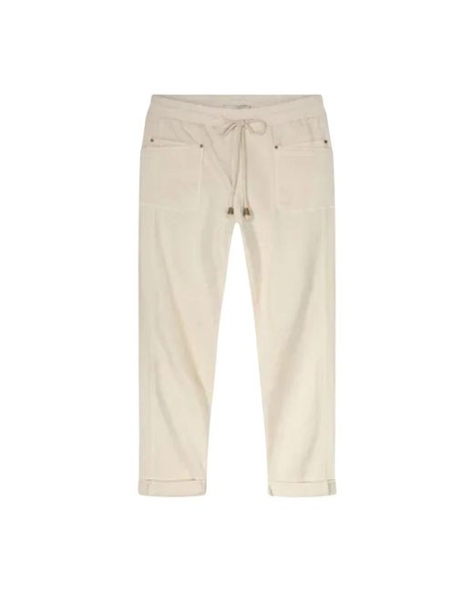 Summum Natural Straight Trousers