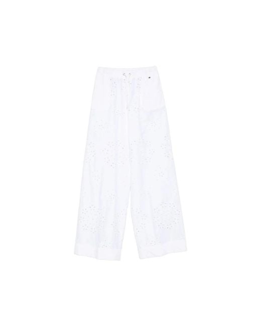 Herno White Trousers