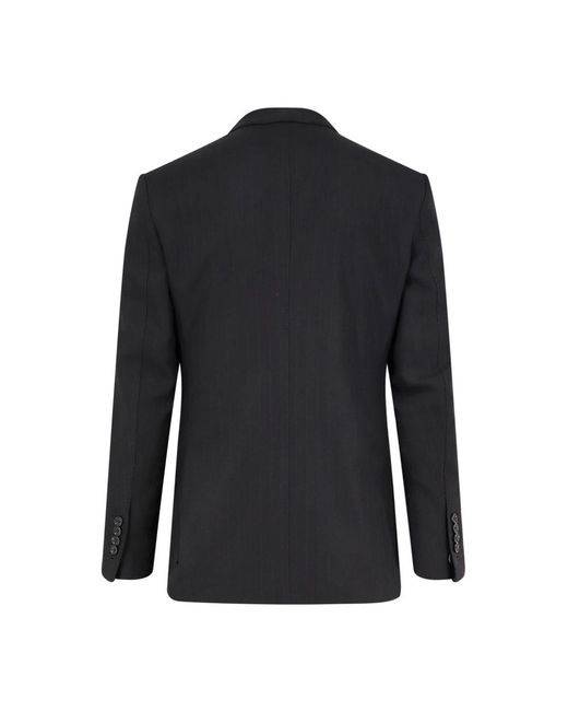 Tom Ford Jassen ,Zwart ,Wol Gestreepte Double-Breasted Blazer in het Black voor heren