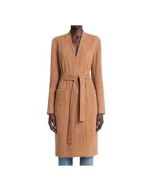 Max Mara Brown Belted Coats