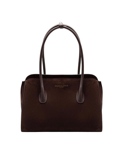 Roberto Festa Brown Shopping Bags