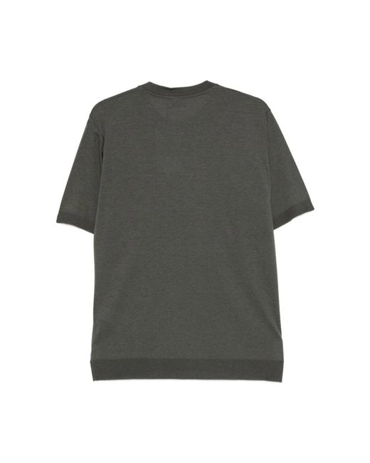 Altea Green Round-Neck Knitwear for men