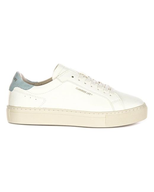 Flamingos' Life White Sneakers