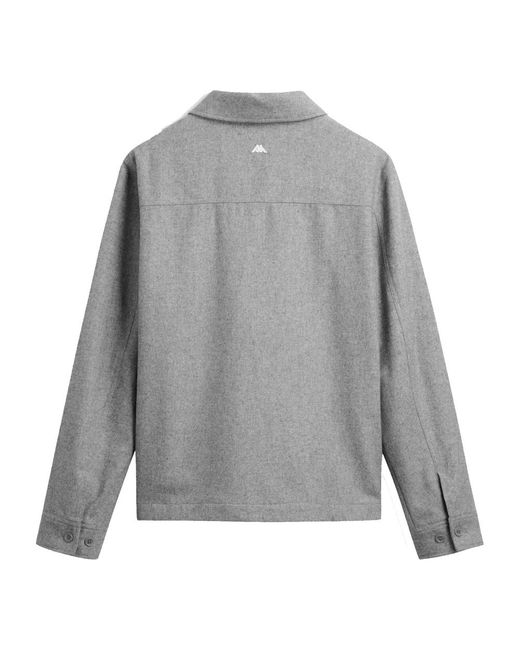 Kappa Overhemden ,Grijs ,Wol Giovani Bomako Shirt in het Gray voor heren