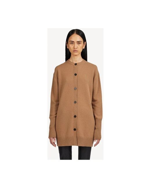 Ferragamo Brown Cashmere Knitwear
