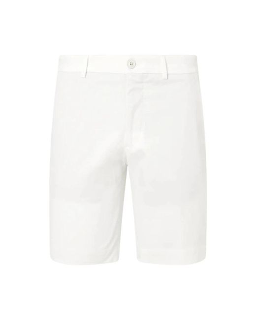 Incotex White Casual Shorts for men