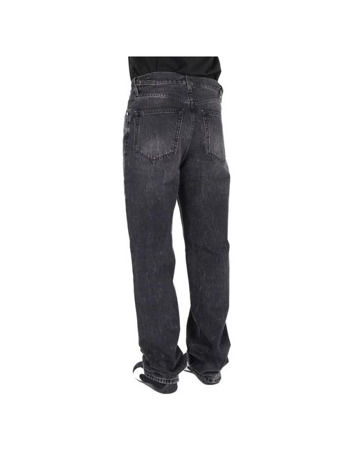 Haikure Gray Loose-Fit Jeans for men