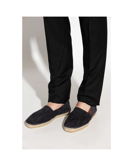 Etro Black Espadrilles for men