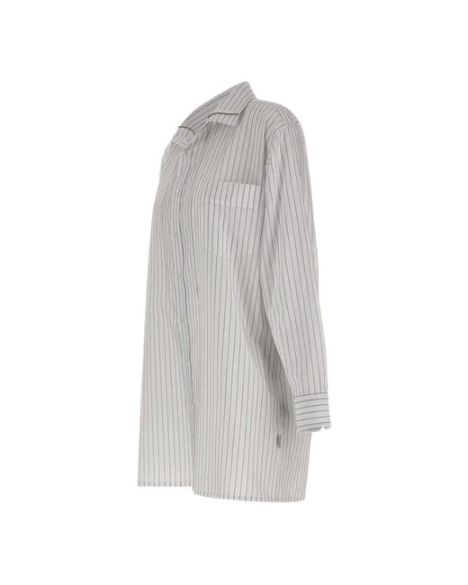 MM6 by Maison Margiela Gray Shirts