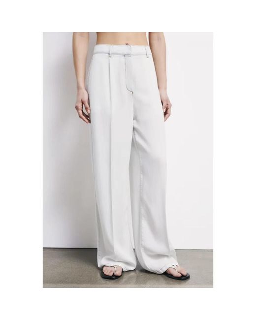 Patrizia Pepe Gray Wide Jeans