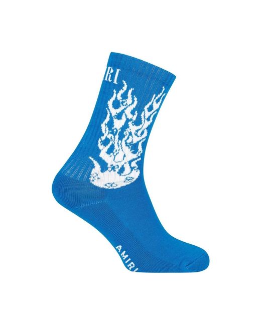 Amiri Blue Socks for men