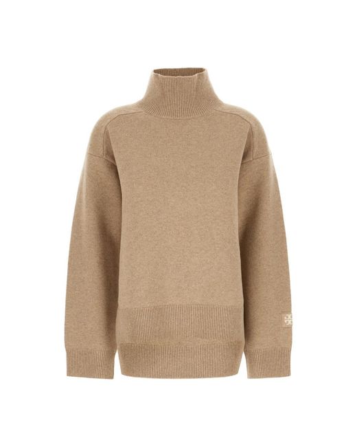 Tory Burch Truien & Vesten ,Wol Wollen Coltrui in het Natural