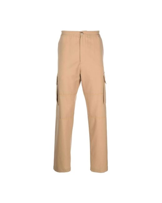Marni Natural Straight Trousers for men