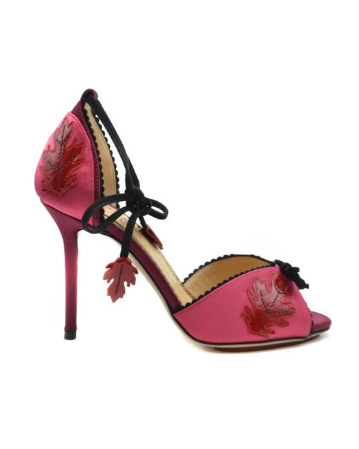 Charlotte Olympia Pink High Heel Sandals