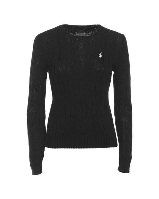 Ralph Lauren Black Round-Neck Knitwear
