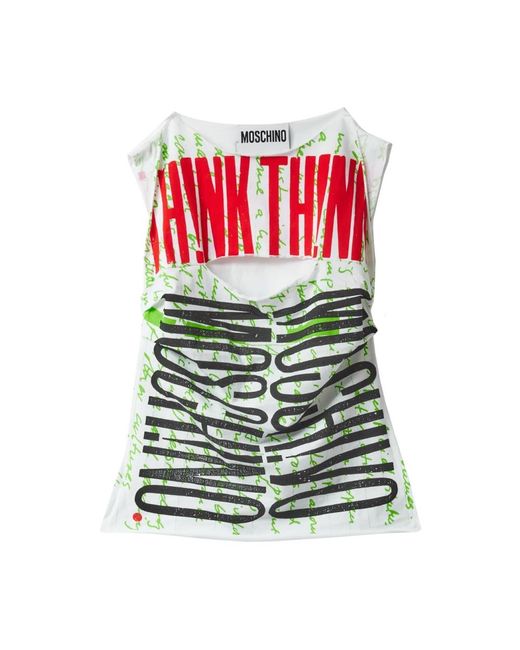 Moschino Green Sleeveless Tops