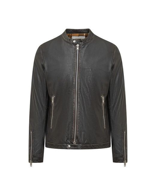 Bully Leren Jas in het Black voor heren
