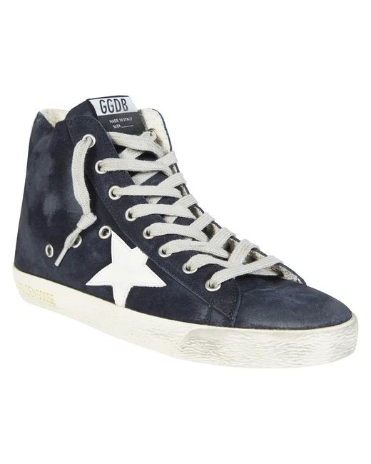 Golden Goose Deluxe Brand Blue Sneakers
