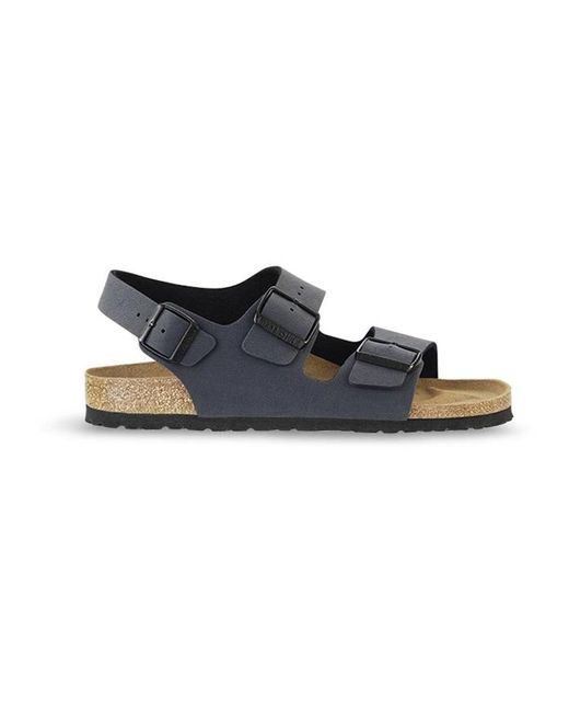 Birkenstock Milano Birko-flor Sandalen in het Blauw voor heren - Lyst