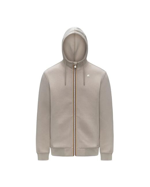 K-Way Gray Light Jackets for men