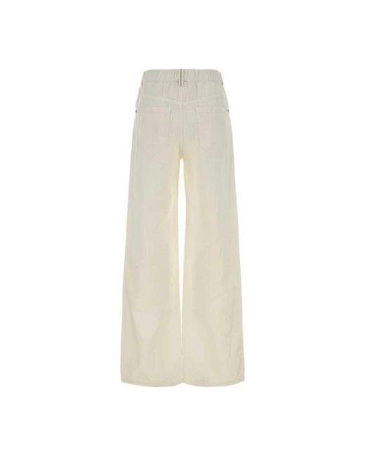 Brunello Cucinelli Natural Wide Jeans