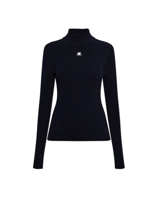 Turtlenecks Courreges de color Blue