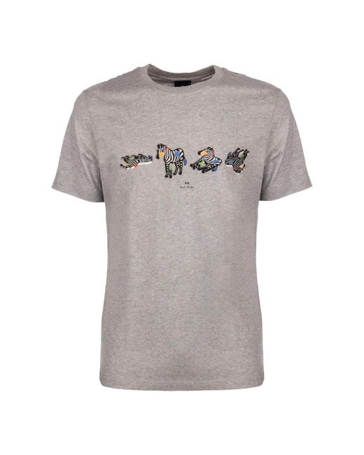 PS by Paul Smith Gray T-Shirts for men