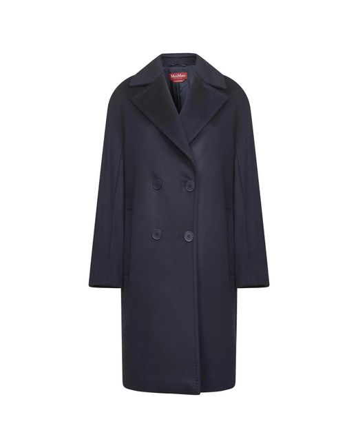 Max Mara Agenda Jas in het Blue