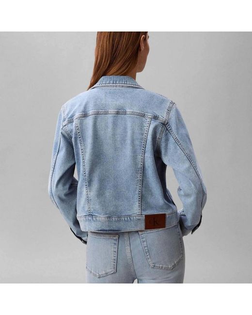 Denim Jackets Calvin Klein de color Blue