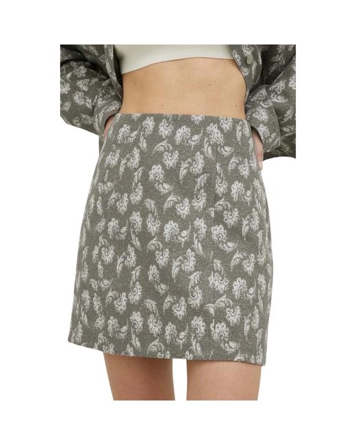 Short Skirts Samsøe & Samsøe de color Gray