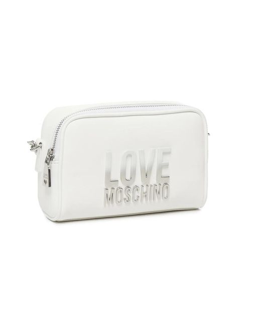 Love Moschino Cross Body Bags in het White