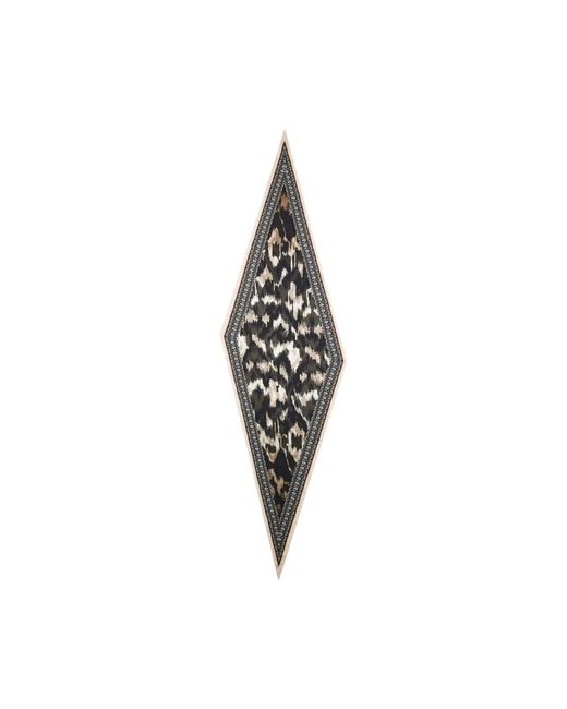 Pierre Louis Mascia Black Silky Scarves