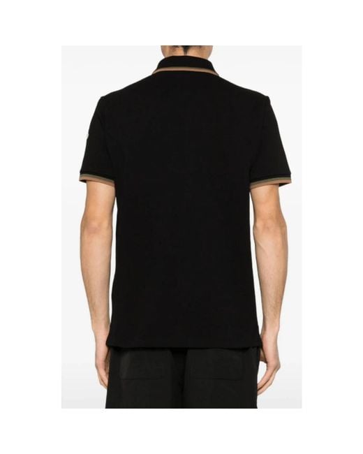 Moncler Black Polo Shirts for men