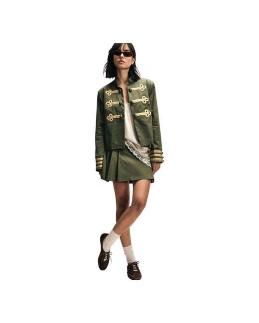 Short Skirts Please de color Green