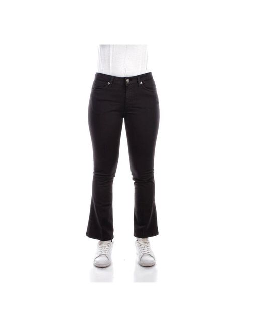Dondup Black Boot-cut jeans
