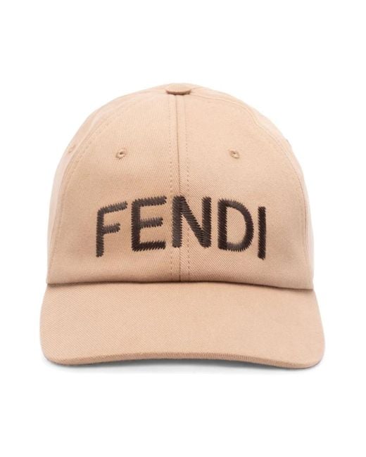 Fendi Caps in Natural for Men | Lyst