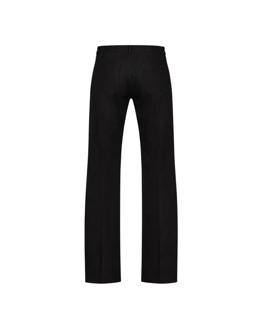 Rick Owens Black Straight Fit Jeans for men