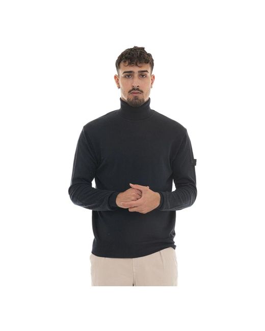Peuterey Blue Turtlenecks for men