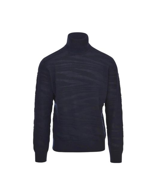 Missoni Blue Turtlenecks for men