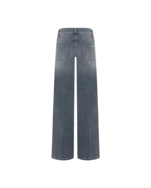 Cambio Blue Wide Jeans