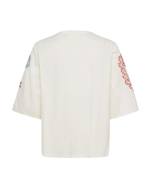 Tunics Cream de color White